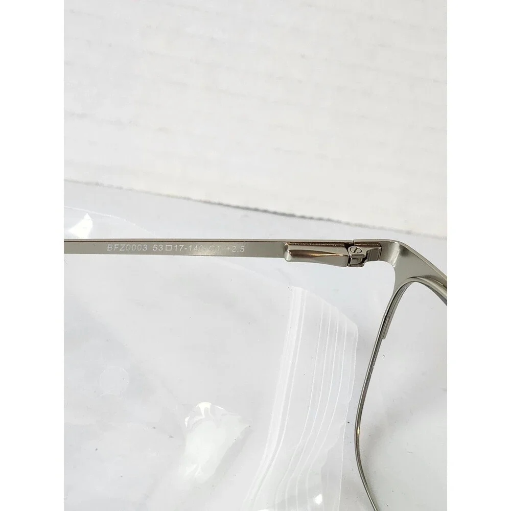 Purple Metal Framed Reading Glasses 53□ 17-140 C1 + 2.5